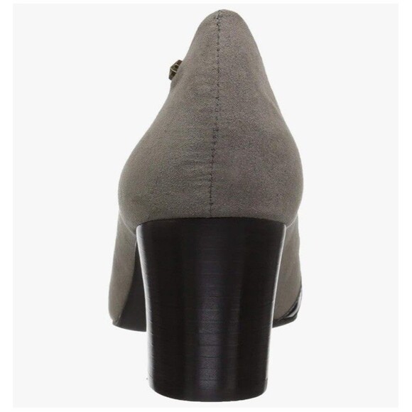 NEW Callisto Women's Advisor Pump Block Heels Size 6.5 Gray Suede - Picture 5 of 16